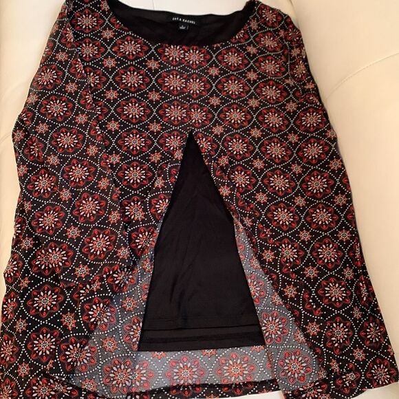 Zag&Rachel Women’s Black Multi Floral Tunic Size L - Picture 8 of 9